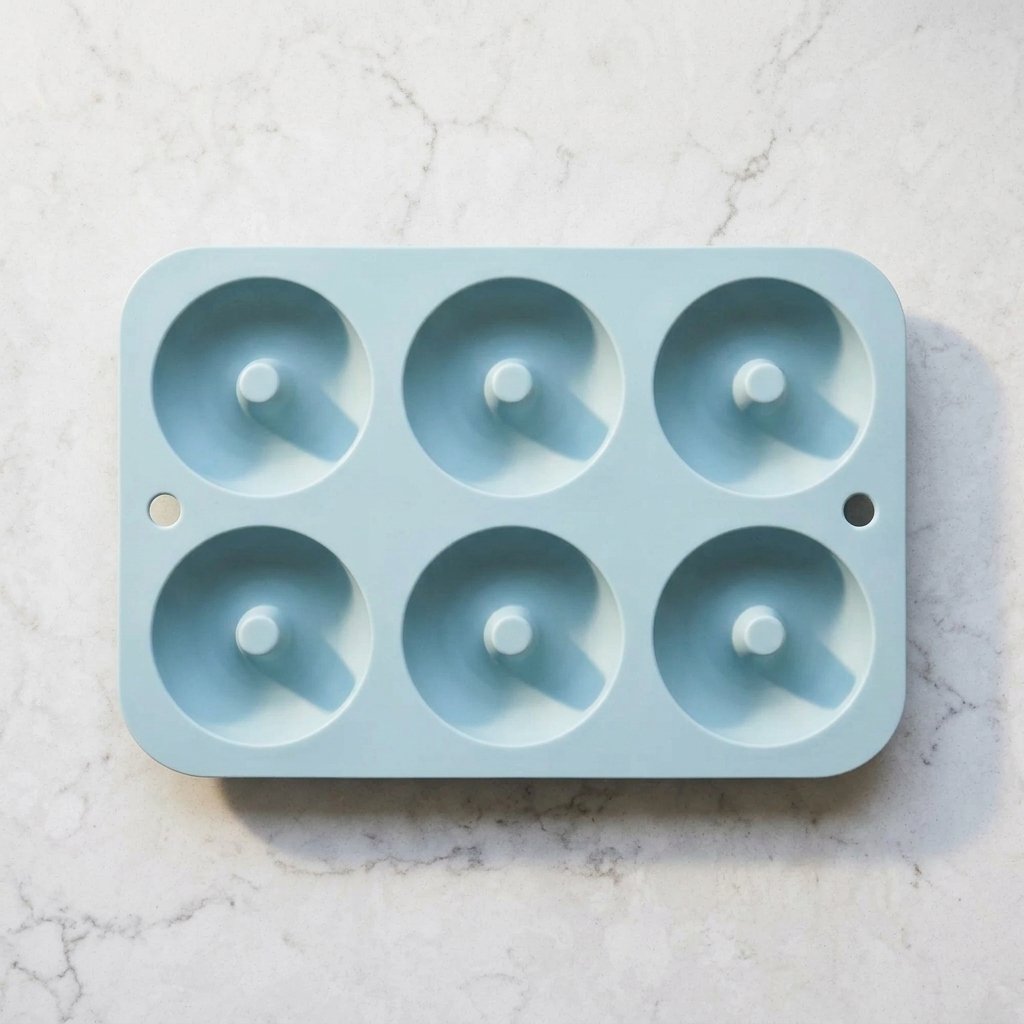 6-Piece Flexible Silicone Baking Mold Set – Bundt, Loaf, Donut, Muffin and More