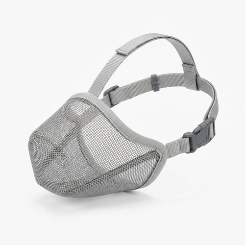 Breathable Mesh Dog Muzzle with Adjustable Straps