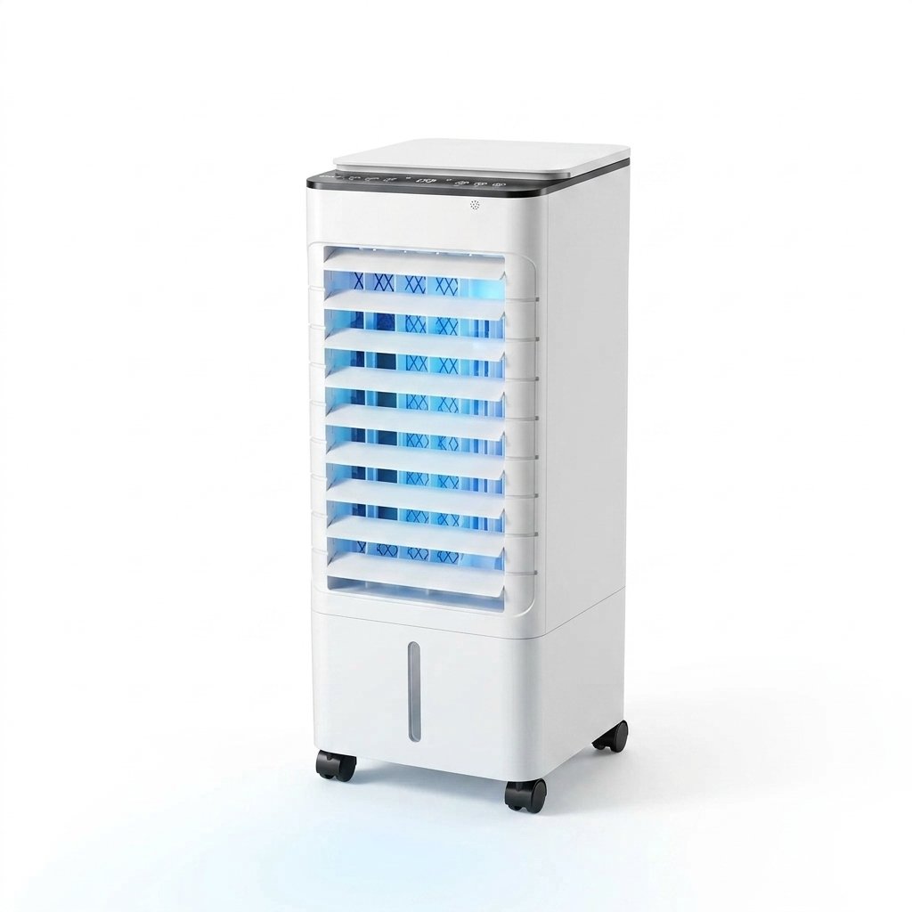 Portable 3-in-1 Evaporative Air Cooler with Remote Control and Built-in Timer
