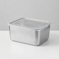 Stackable Stainless Steel Food Storage Containers with Lids, Set of 7