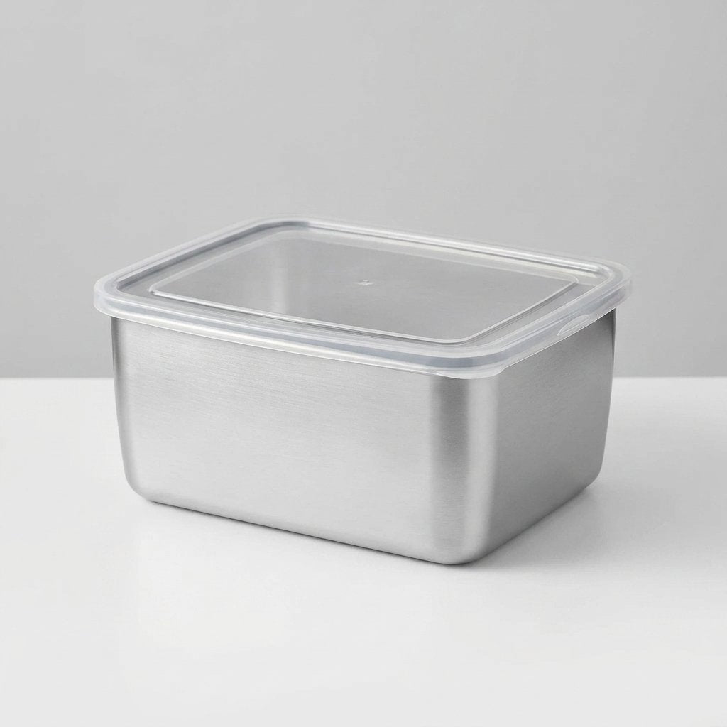 Stackable Stainless Steel Food Storage Containers with Lids, Set of 7