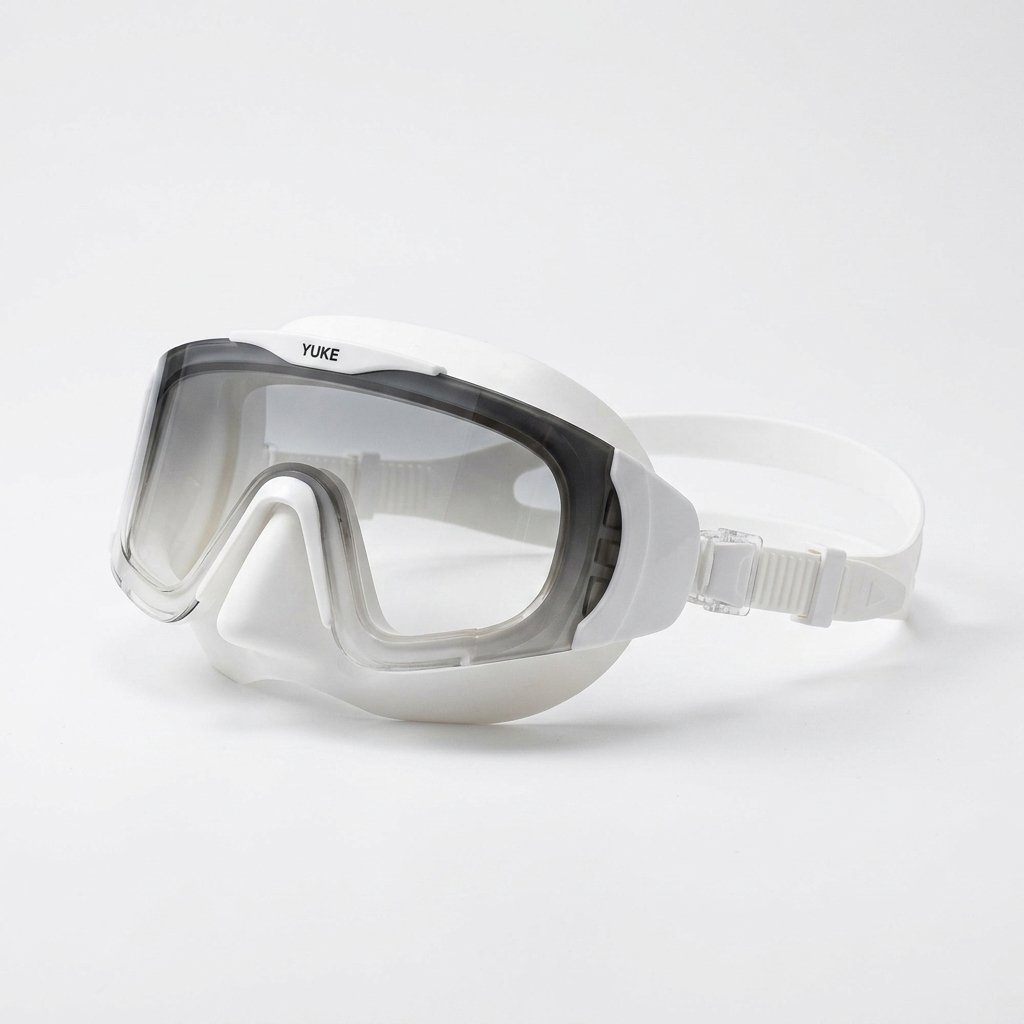 Wide-View Swimming Goggles with Anti-Fog Lens for Adults
