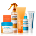 Kojic acid skincare set with soap, spray, toner pads, serum and creams