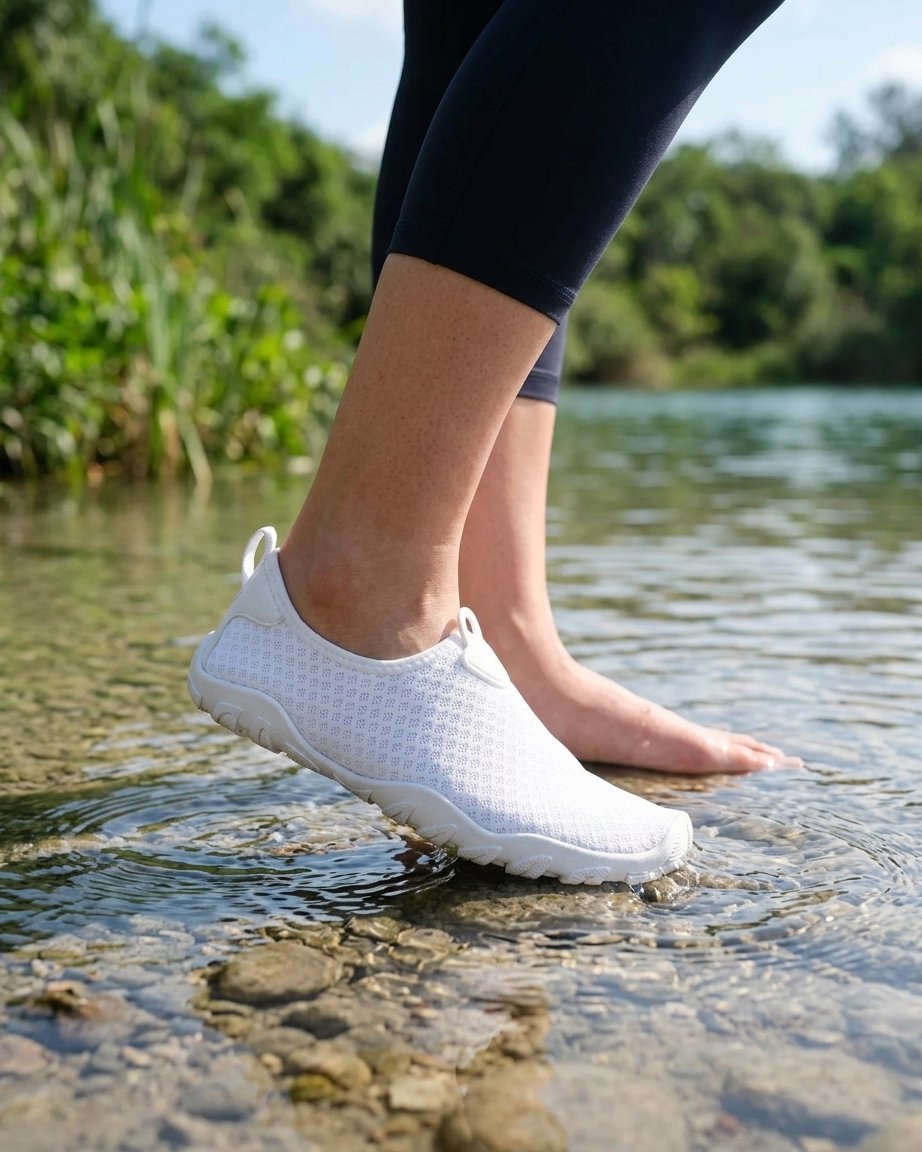 Women's Water Shoes with Flexible Sole and Breathable Mesh Upper