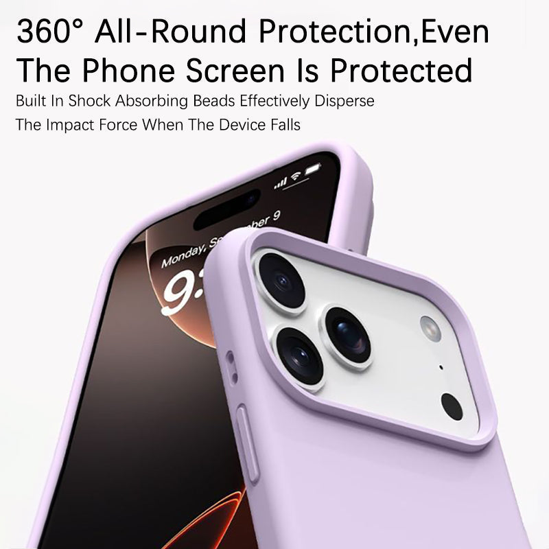 Solid colour iPhone case with raised camera surround