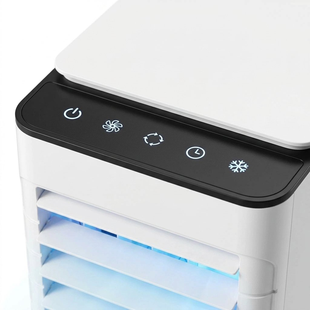 Portable 3-in-1 Evaporative Air Cooler with Remote Control and Built-in Timer