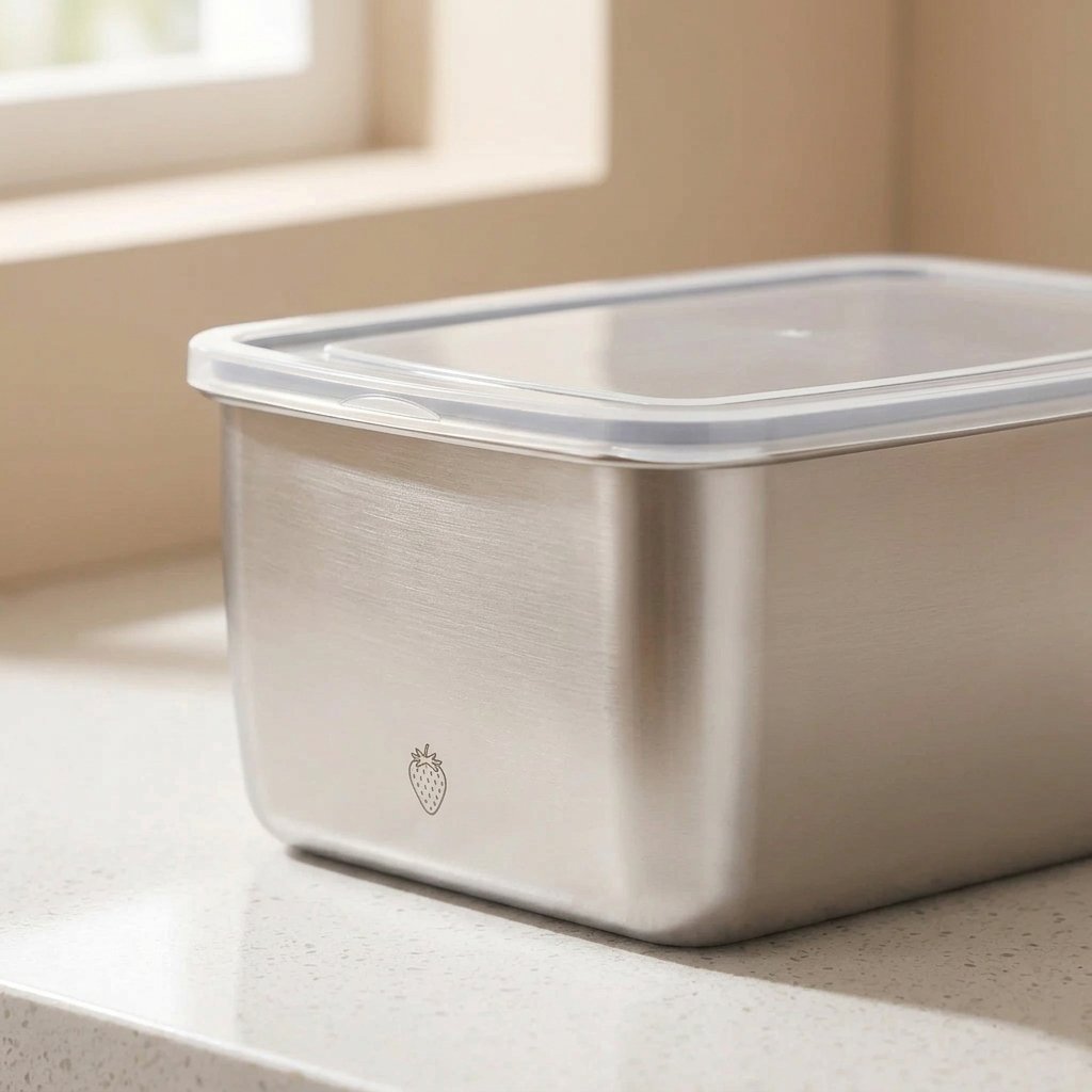Stackable Stainless Steel Food Storage Containers with Lids, Set of 7
