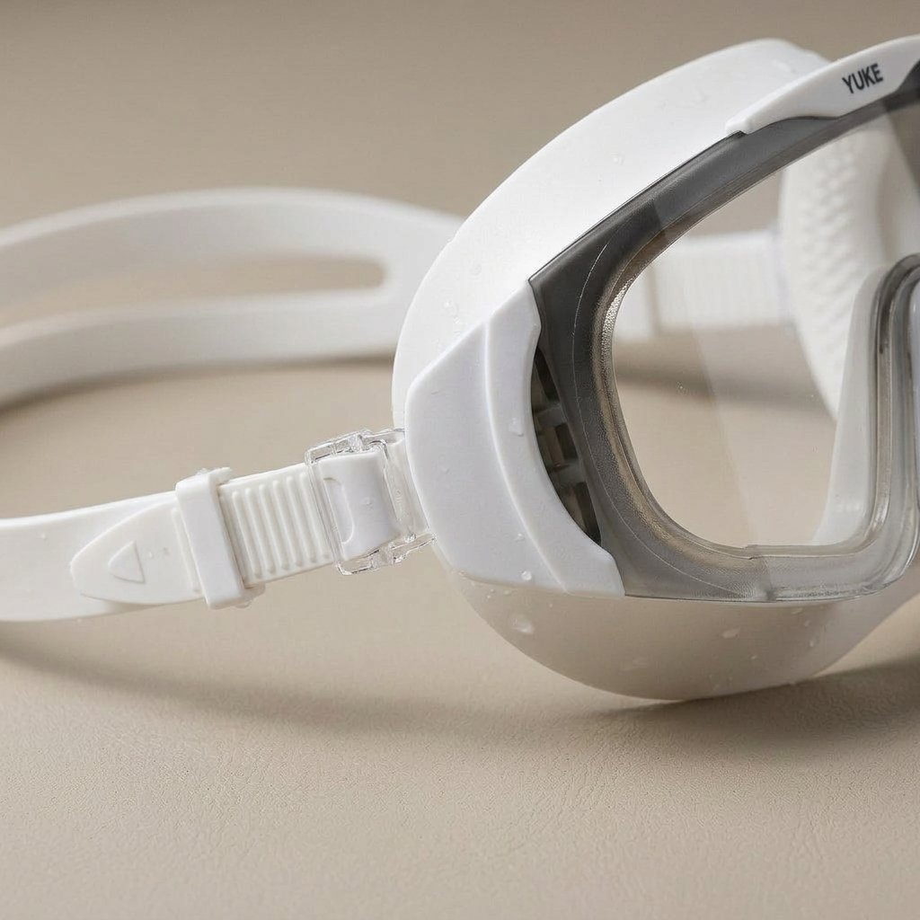 Wide-View Swimming Goggles with Anti-Fog Lens for Adults