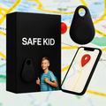 Compact teardrop GPS tracker for children with top hanging hole