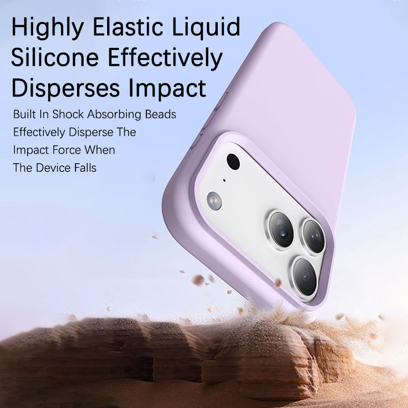 Solid colour iPhone case with raised camera surround