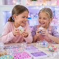 DIY squishy making kit with clear spheres and colourful beads