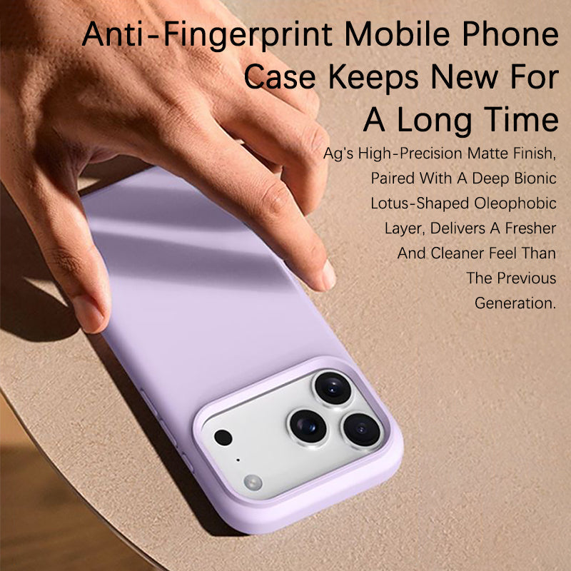 Solid colour iPhone case with raised camera surround