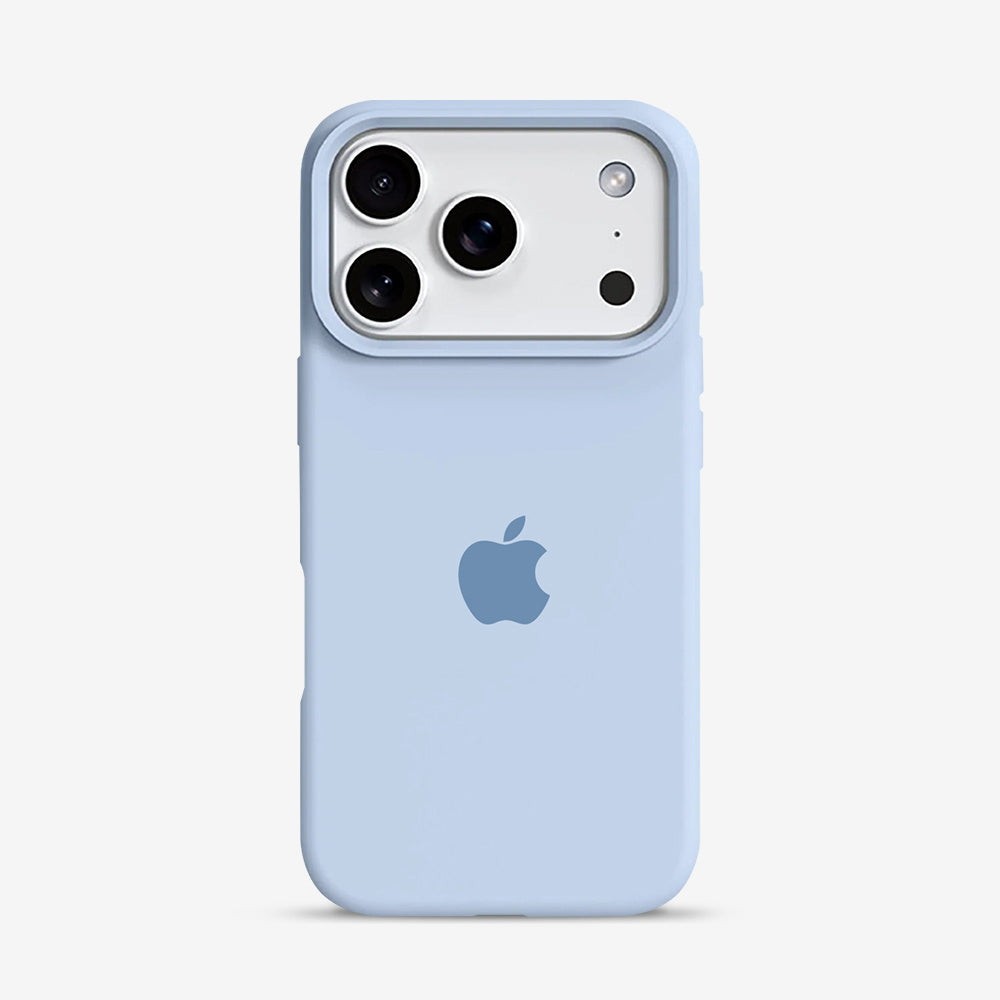 Solid colour iPhone case with raised camera surround