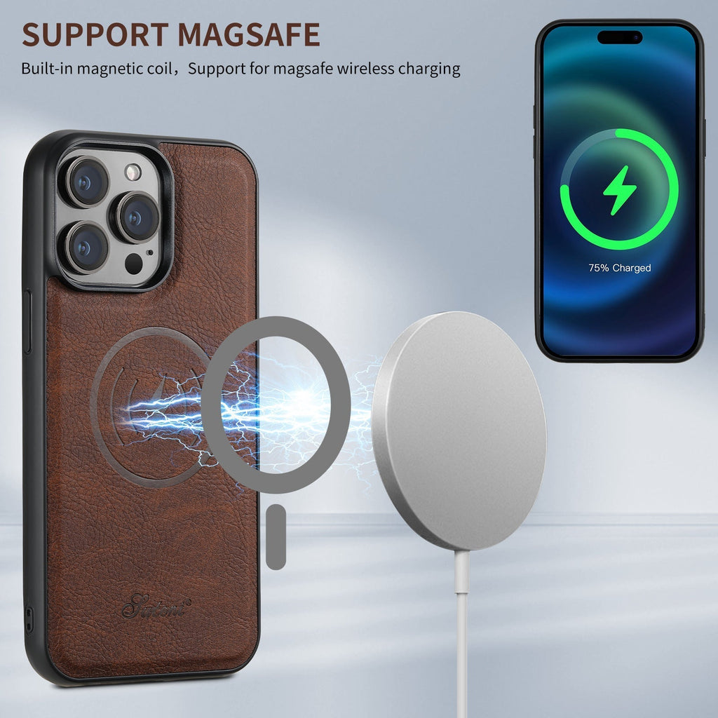 Phone case and matching card holder with textured finish