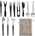 12-in-1 succulent gardening tool set with storage bag