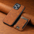 Phone case and matching card holder with textured finish
