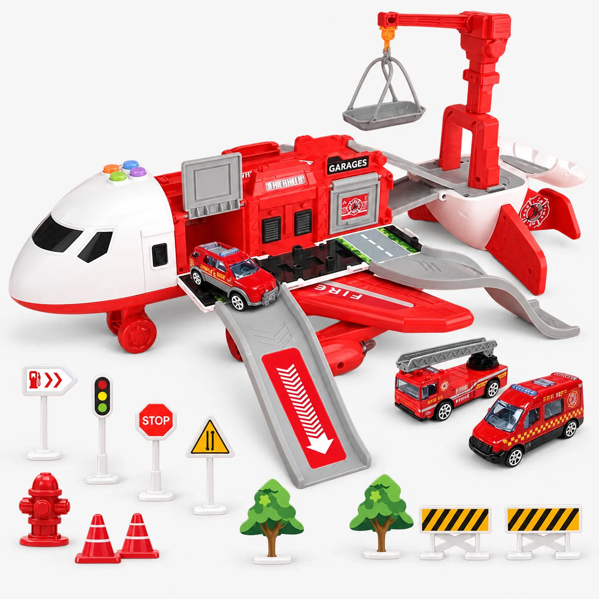 AeroBase  - Interactive Airplane Playset Storing Vehicles
