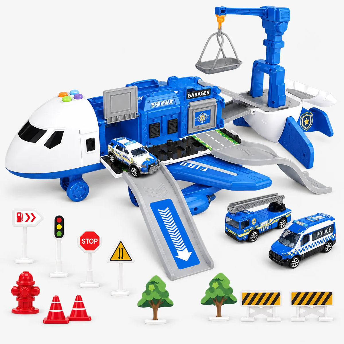 AeroBase  - Interactive Airplane Playset Storing Vehicles