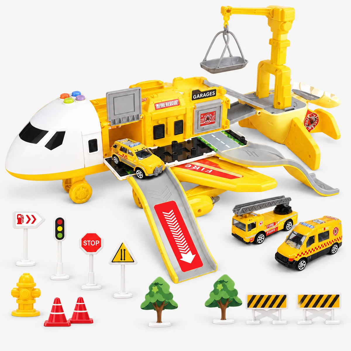 AeroBase  - Interactive Airplane Playset Storing Vehicles