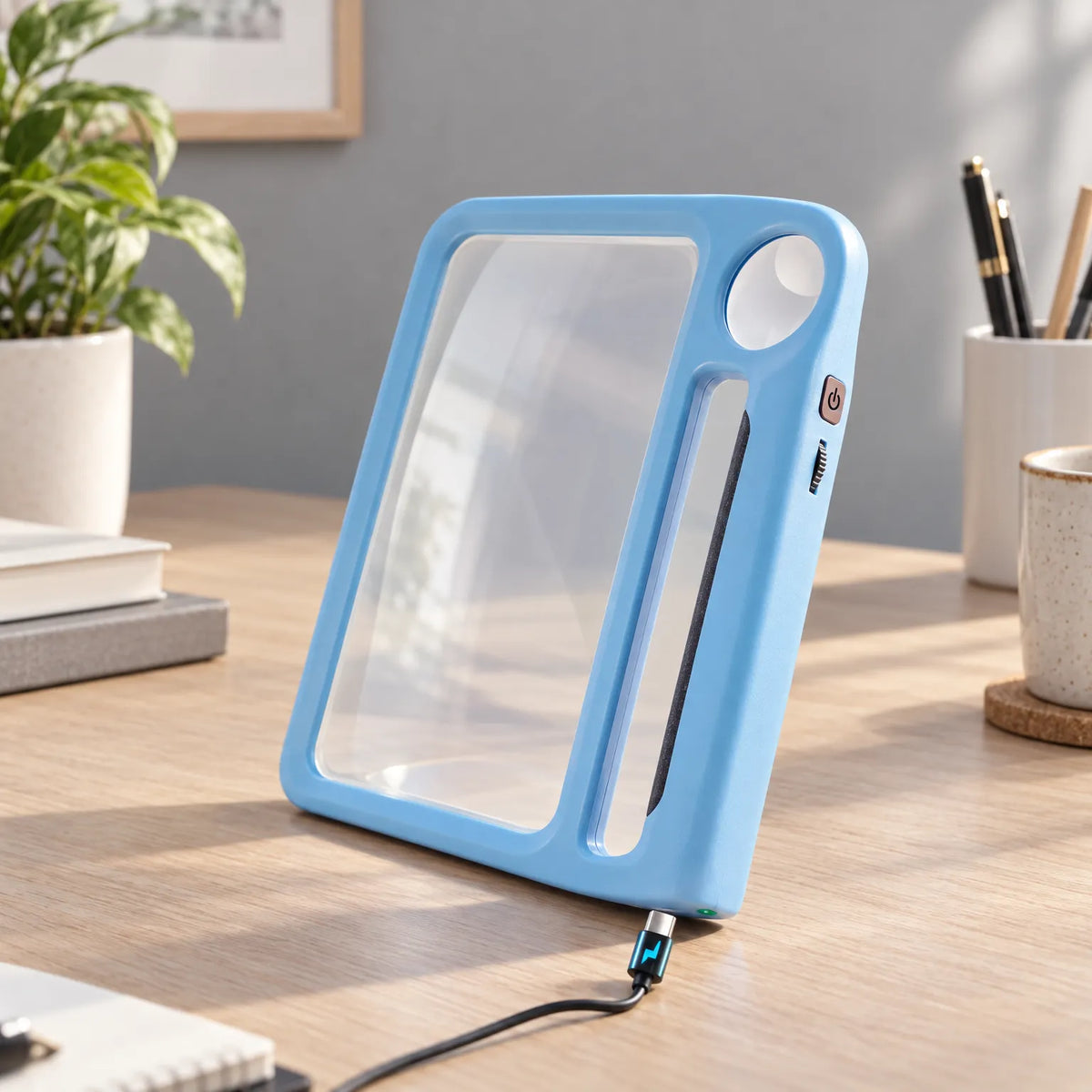 Lentigo  - Rectangular Magnifying Glass Reading Books