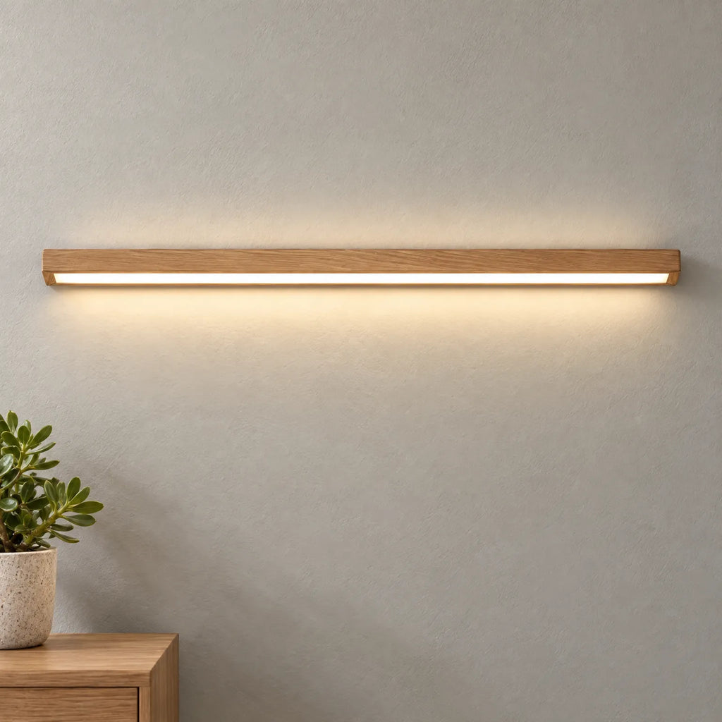 Lignum  - Linear Wall Light Illuminating Hallways
