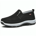 Slip-on walking shoe with wide fit, arch support and textured outsole