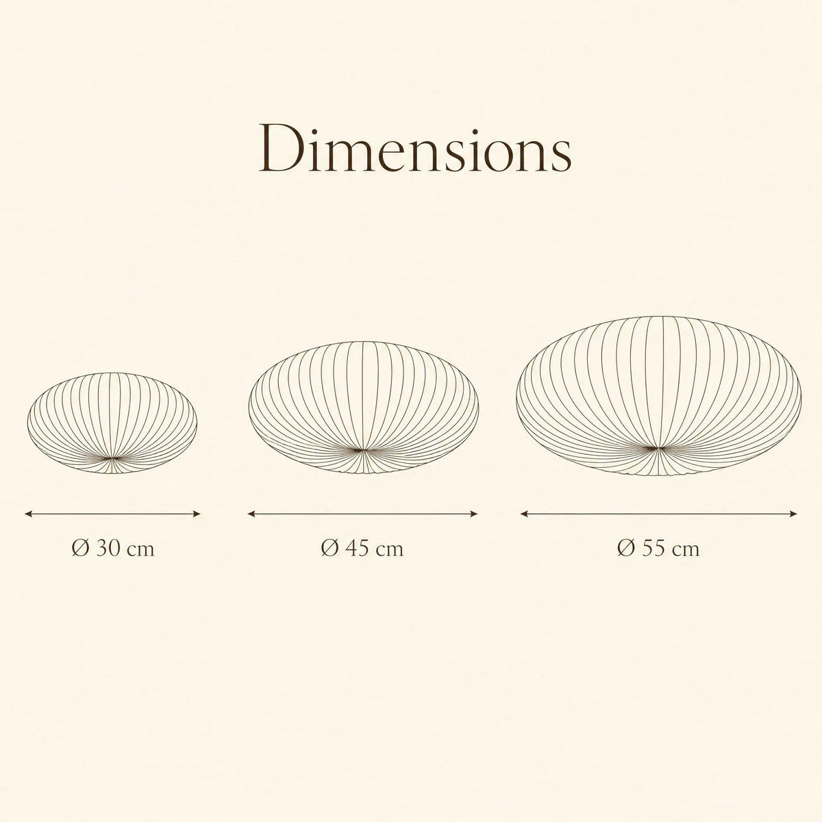 White sculpted flush ceiling light with a pleated rounded shade