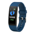 Smartwatch with digital display, step counter, heart rate monitor and adjustable wrist strap