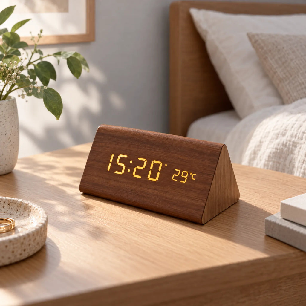Tempora  - Digital Alarm Clock Reading The Time