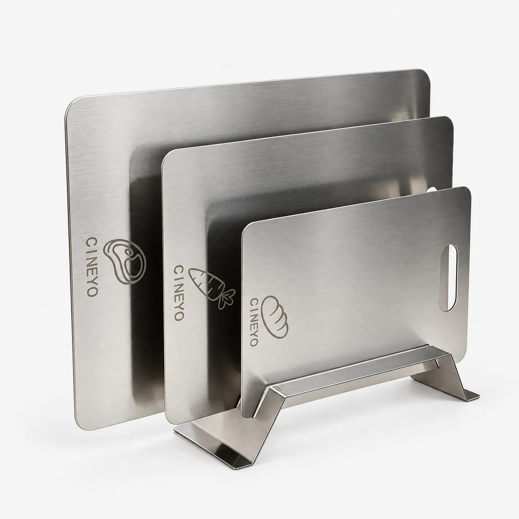 Titanox  - Modern Cutting Board Set Slicing Ingredients