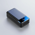 Portable power bank with digital display and multiple charging ports