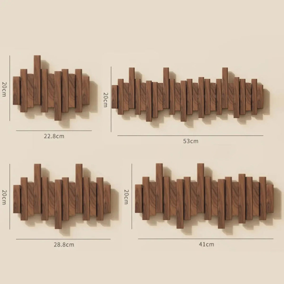 Wall-mounted ribbed coat rack with folding hooks