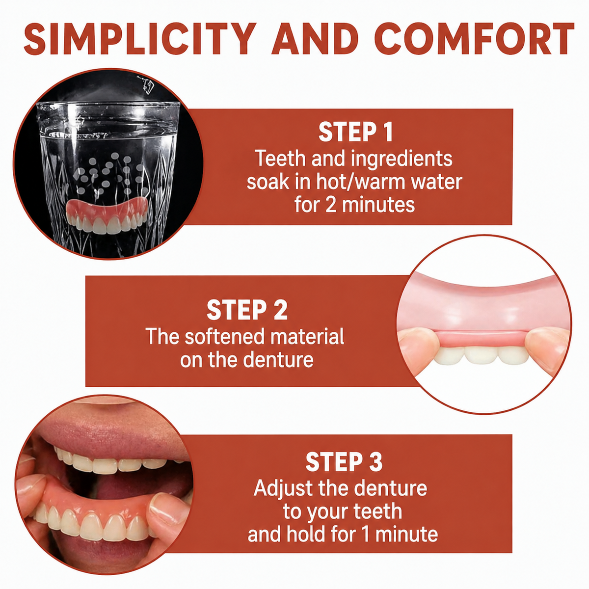 Upper and lower cosmetic dental veneer pieces with white teeth and pink gum-effect bases