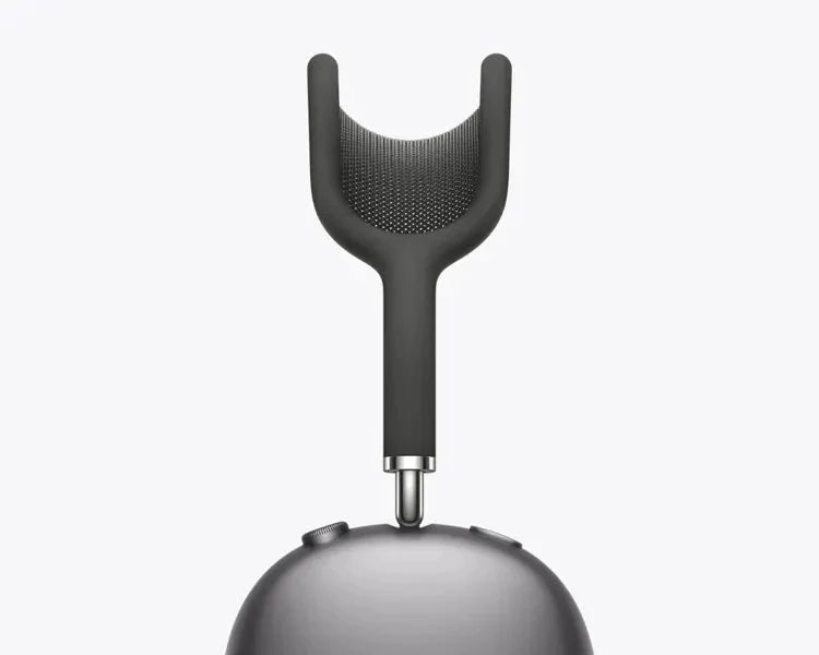 Over-ear noise cancelling headphones with padded ear cups and headband