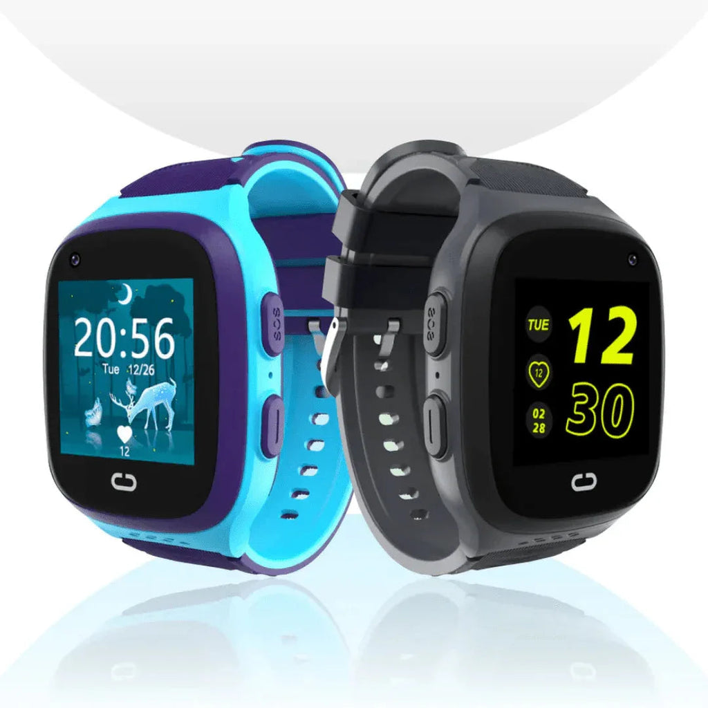 Kids 4G GPS smartwatch with touchscreen display, camera and SOS button