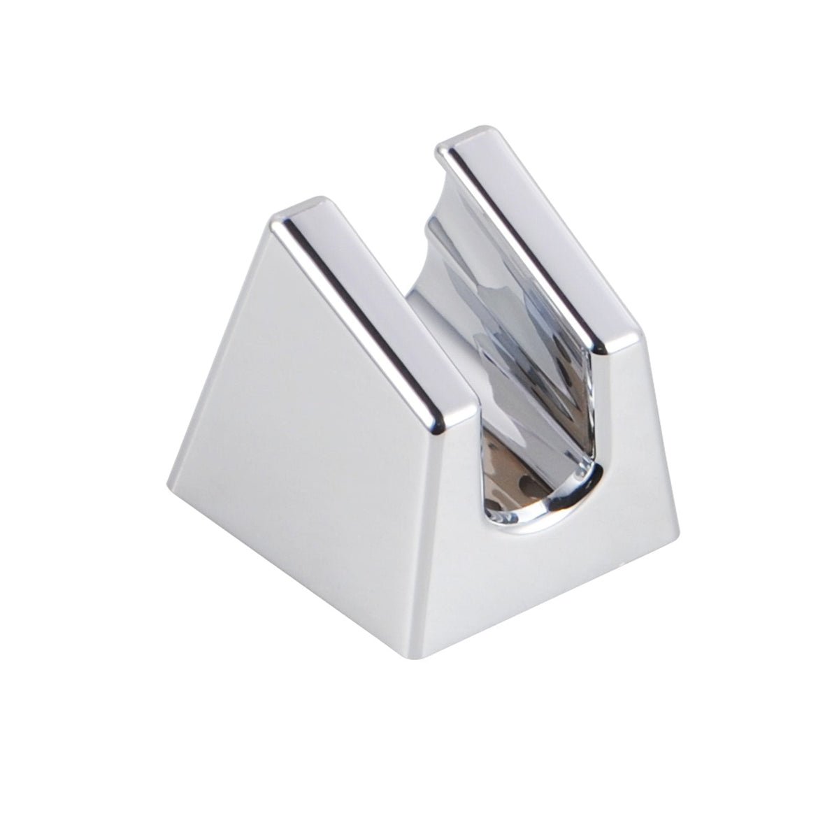 Chrome handheld toilet bidet spray kit with flexible hose, holder and diverter valve