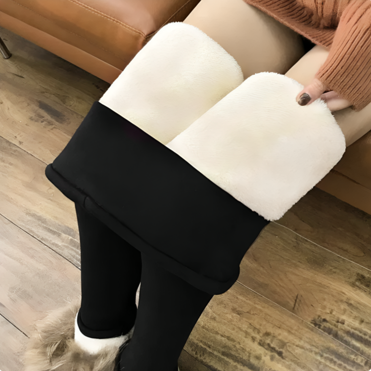 High-waisted lined leggings with a soft textured inner waistband