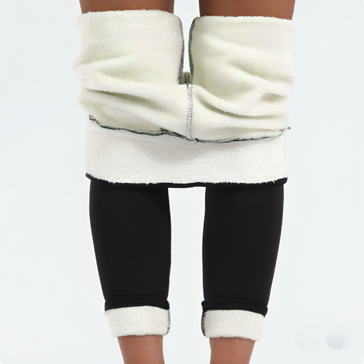 High-waisted lined leggings with a soft textured inner waistband